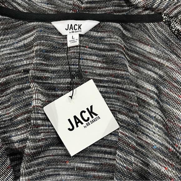 JACK by BB Dakota Gray Blazer Knit Jacket - Picture 10 of 15